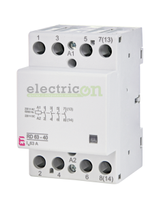 Contactor modular 4P 3-module