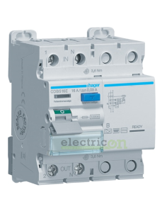 Intreruptor RCCB 16A/30mA Hager - CDB516E