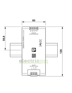 Sursa alimentare pe sina DIN 2