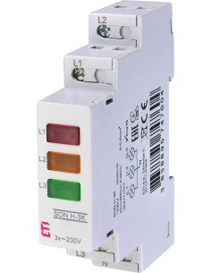 Lampă semnalizare tensiune trifazat