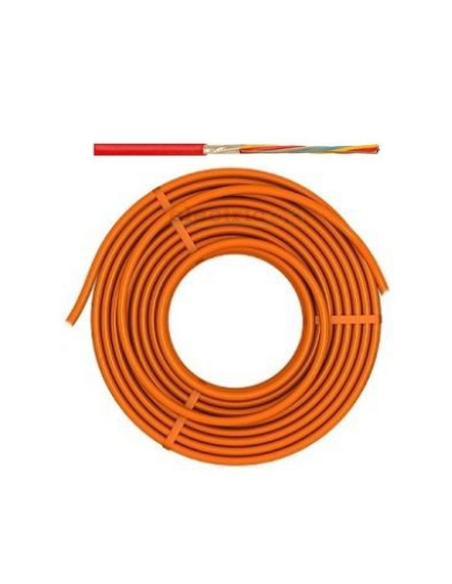 Cablu incediu JE-H (ST) H E30/E90, 2x2x0.8, portocaliu, TED Electric, TED002464