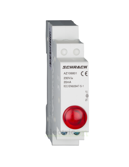 Lampă semnalizare tensiune LED monofazic