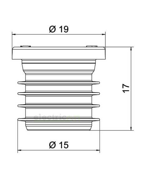 Dop cu filet M20, etans, ZA 20-VS