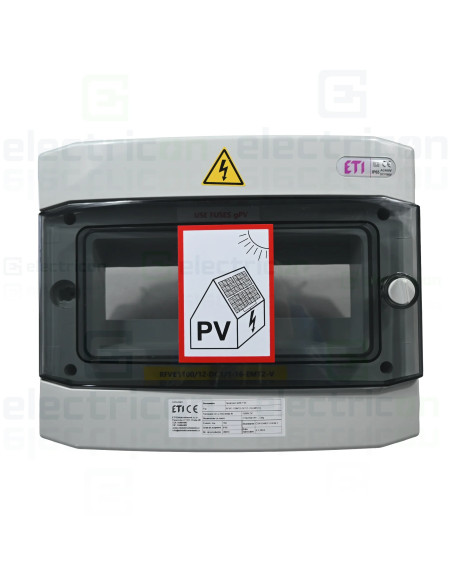 Tablou distributie PV 1100/12-DC1/1-16-EMT2-V, cu 1 string, ETI, 001107099