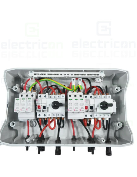 Tablou distributie PV 1100/18-DC2/2-16-EMT2-V, cu 2 stringuri, ETI, 001107101