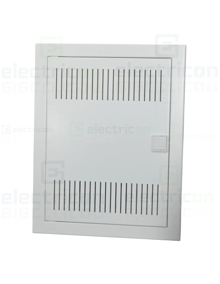 Tablou multimedia, incastrat ,28 module (2x14), ușă albă, IP30, ECG28MEDIA-I, ETI, 001101157