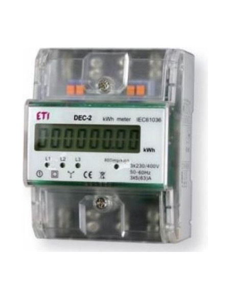 Contor (contoar) energie trifazat digital DEC-2, ETI, 004804051