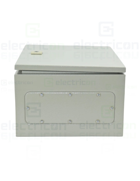 Cutie metalică, cu plastroane, 24 module, 2x12, 400x300x200, cu ușă, IP65, SKYBOX, SKY509