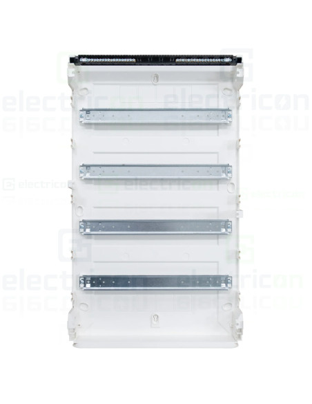 Tablou aparent, 72 module, 4x18, usa transparenta, IP40, Hager, Golf, VS418TD