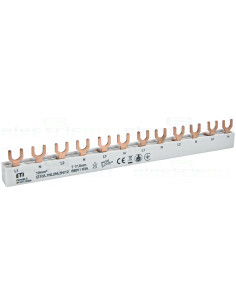 ETI busbar furcă 12 module 63 A – distribuție curent sigură