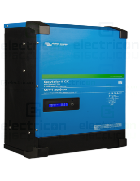 Invertor ON-Grid monofazat. EasySolar II , 48 V, 4 kW, 4000 W, 48/5000/70-50 MPPT 250/100 GX, Victron Energy, PMP482507010