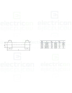Sigurante fuzibile CH22x58 gG 32A/690V 2