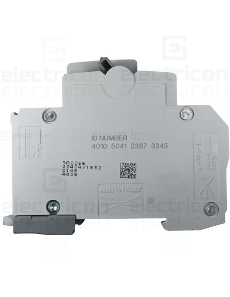 Disjunctor diferențial RCBO, 3P+N, 6 kA, C-16A, 30mA, tip A QuickConnect, Hager, ADZ366D