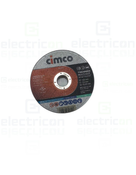 Disc debitat piatră si metal 125x1.2, Cimco, 20 6846