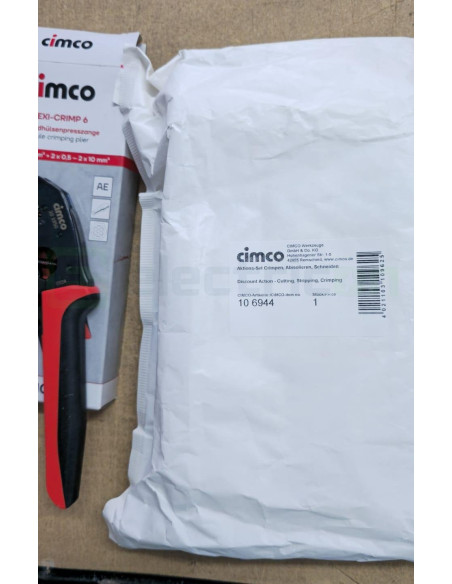 Set clește de dezizolat, clește de sertizat și clește de tăiat, Cimco, 10 6944