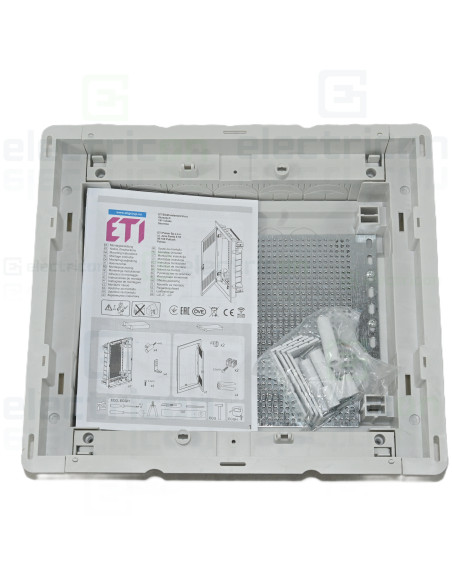 Tablou multimedia, incastrat ,14 module (1x14), ușă alba, IP30, ECG14HMEDIA-I, ETI, 001100130