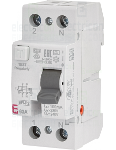 Intreruptor RCCB 63A/100mA ETI - 002061123