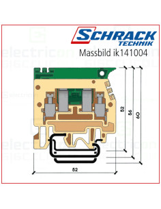 Clemă suport pentru siguranțe 2