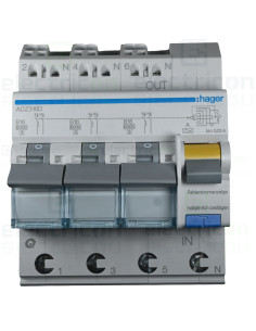 Disjunctor diferential 16A/30mA Hager - ADZ316D