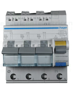Disjunctor diferential 13A/30mA Hager - ADZ313D
