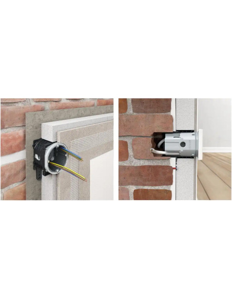 Doză aparataj, izolată pentru termosisteme, Ø60 mm, pentru izolații 30-100mm, Kaiser, 1159-90