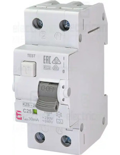 Siguranta RCBO 25A/30mA ETI - 002173226