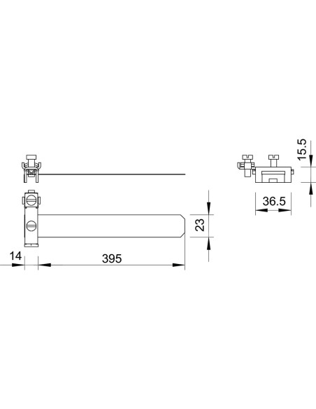 Clema de echipotentializare 17,2 - 114 mm, otel inoxidabil 927 2, OBO Bettermann, 5057523