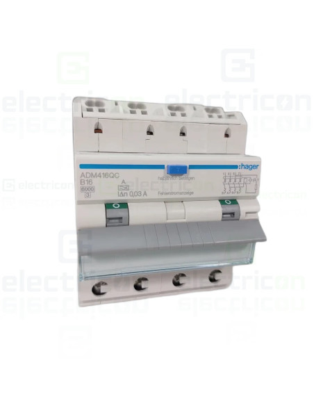 Siguranta RCBO /30mA Hager - ADM416QC