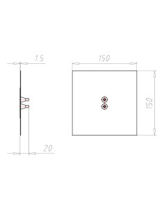 Manșon etanșare 2 cabluri, d- 4-8mm pentru cabluri coaxiale si de date, Kaiser, 9059-45 2