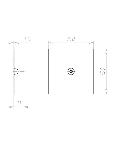 Manșon etanșare cablu d- 8-12mm pentru cabluri coaxiale si de date, Kaiser, 9059-46