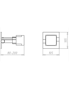 Doza telescop pentru prize in termosistem, grosime izolatie 80-200mm, Kaiser, 1159-61 2