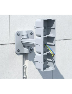 Doza telescop pentru corpuri de iluminat in termosistem 120x120mm, grosime izolatie 80-200mm, Kaiser, 1159-60 2