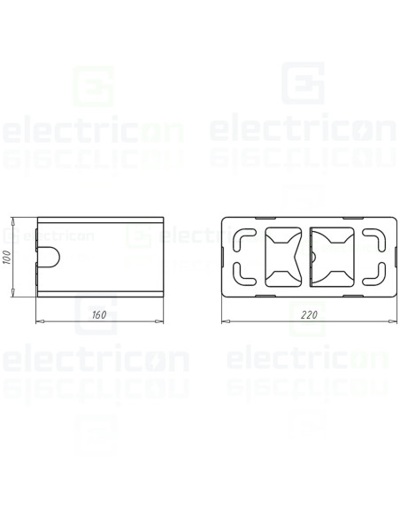 Suport Echipamente cu vata de roca taiata pentru izolatie exterioara, grosime izolatie 60-160mm, Kaiser, 1159-26
