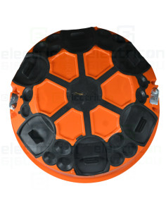 Doză aparataj, cu montaj pe perete, O-range ECON 120, Ø120 mm, Kaiser, 9273-50 2