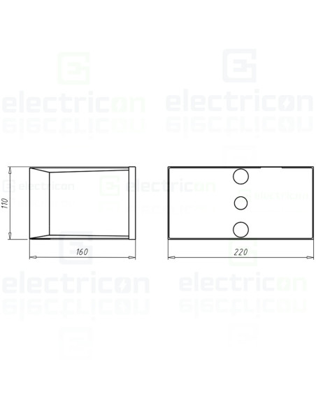 Doză THERMOX termosistem pentru corp iluminat Ø 68-86 mm, Kaiser, 1159-70
