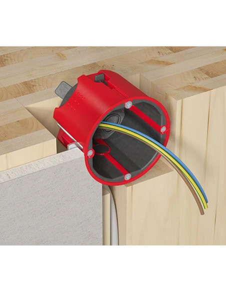 Doză aparataj, pentru pereți din lemn cu protecția la incediu, Ø60 mm, Kaiser, 9463-03