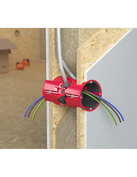 Doză aparataj, pentru pereți din lemn cu protecția la incediu, Ø60 mm, Kaiser, 9463-03