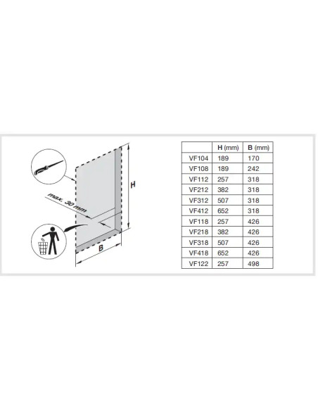 Tablou multimedia, incastrat, 36 module (2x18), ușă albă, IP30, Golf, Hager, VF218PZF