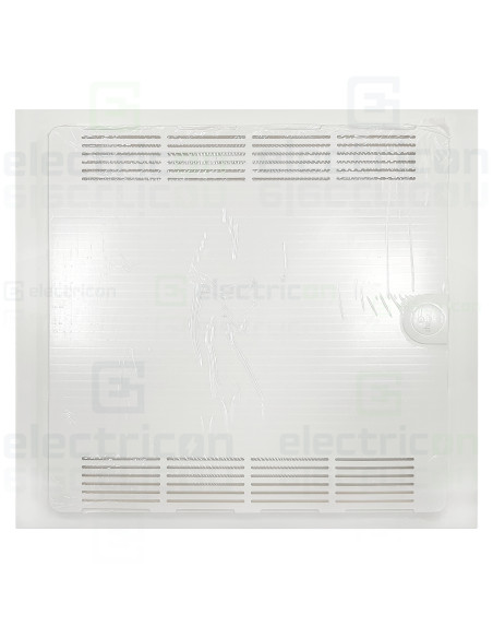 Tablou multimedia, incastrat, 36 module (2x18), ușă albă, IP30, Golf, Hager, VF218PZF