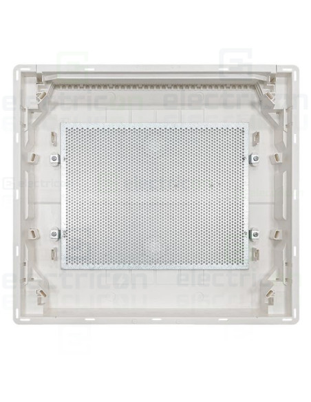 Tablou multimedia, incastrat, 36 module (2x18), ușă albă, IP30, Golf, Hager, VF218PZF