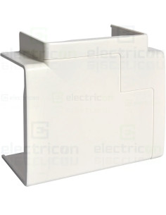 Capac de capăt în formă de T de deviare pentru canal de instalare GBD 50x85mm, Alb, Hager, GBD5008589016