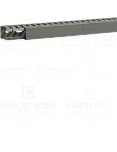 Canal cablu pieptene, BA7A 60x100mm PVC gri, Hager,BA7A60100