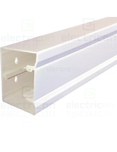 Canal de cablu GBD 50x85mm, PVC, alb, Hager, GBD5008509016