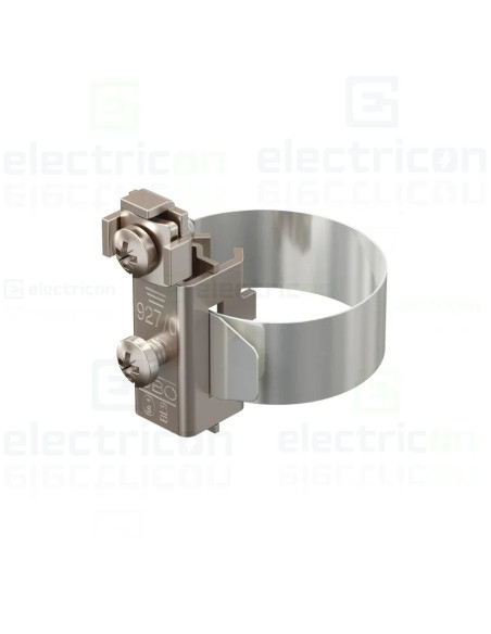 Colier banda de impamantare, nichelata din otel, 927 0, d 109,5mm, OBO Bettermann, 5057 507