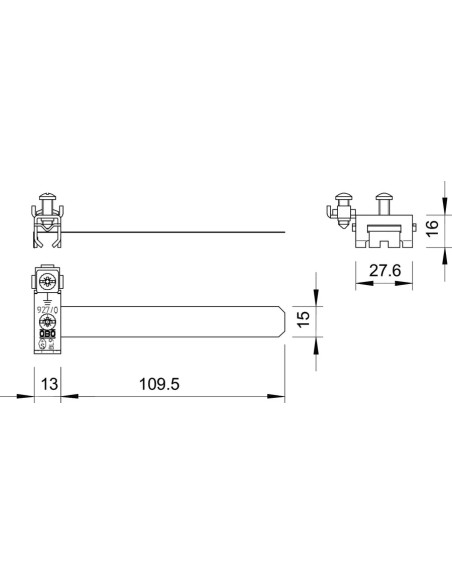 Colier banda de impamantare, nichelata din otel, 927 0, d 109,5mm, OBO Bettermann, 5057 507