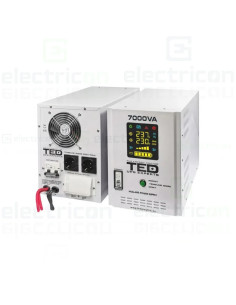 UPS 7000VA 5000W, cu suport de 4 acumulatori (neinclusi), TED Electric, TED001696 2