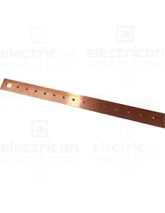 Șină Cupru perforata 400A, 32x5mm, L1000,Hager, UC842