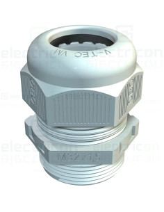 Presetupă, filet metric, set cu contrapiuliță, M12 x1.5, V-TEC VM12 LGR, gri deschis, OBO Bettermann, 2022 862