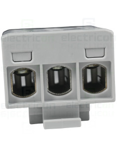 Clema de derivatie MOREK, 3P, fixare pe sina DIN, 50mmp, gri, MAA1350A10