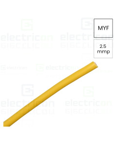 Conductor H07V-K 1x 2,5mm² (MYF 1x2,5) galben